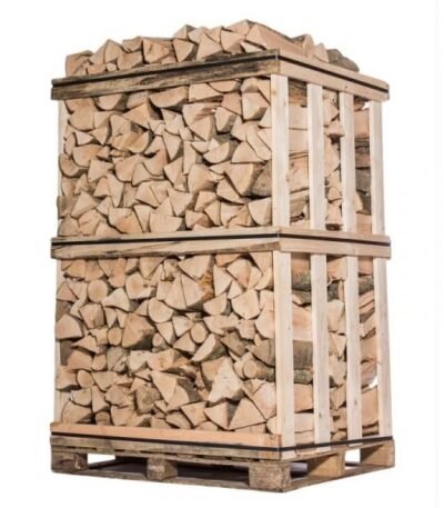 Brennholz – 50 cm – Mischung aus Hartholz – Palette 2 m³ – 2,5 Ster – Gather Brennholz